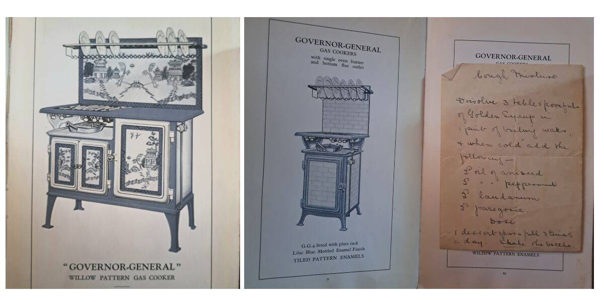 vintage cooker sketches.