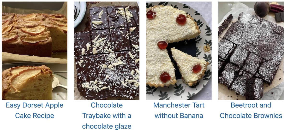 Selection of Cakes and Traybakes.