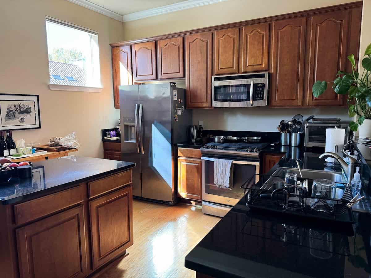 Leslie Brenner's kitchen.