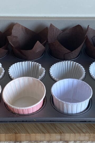 Selection of paper Muffin Cases.